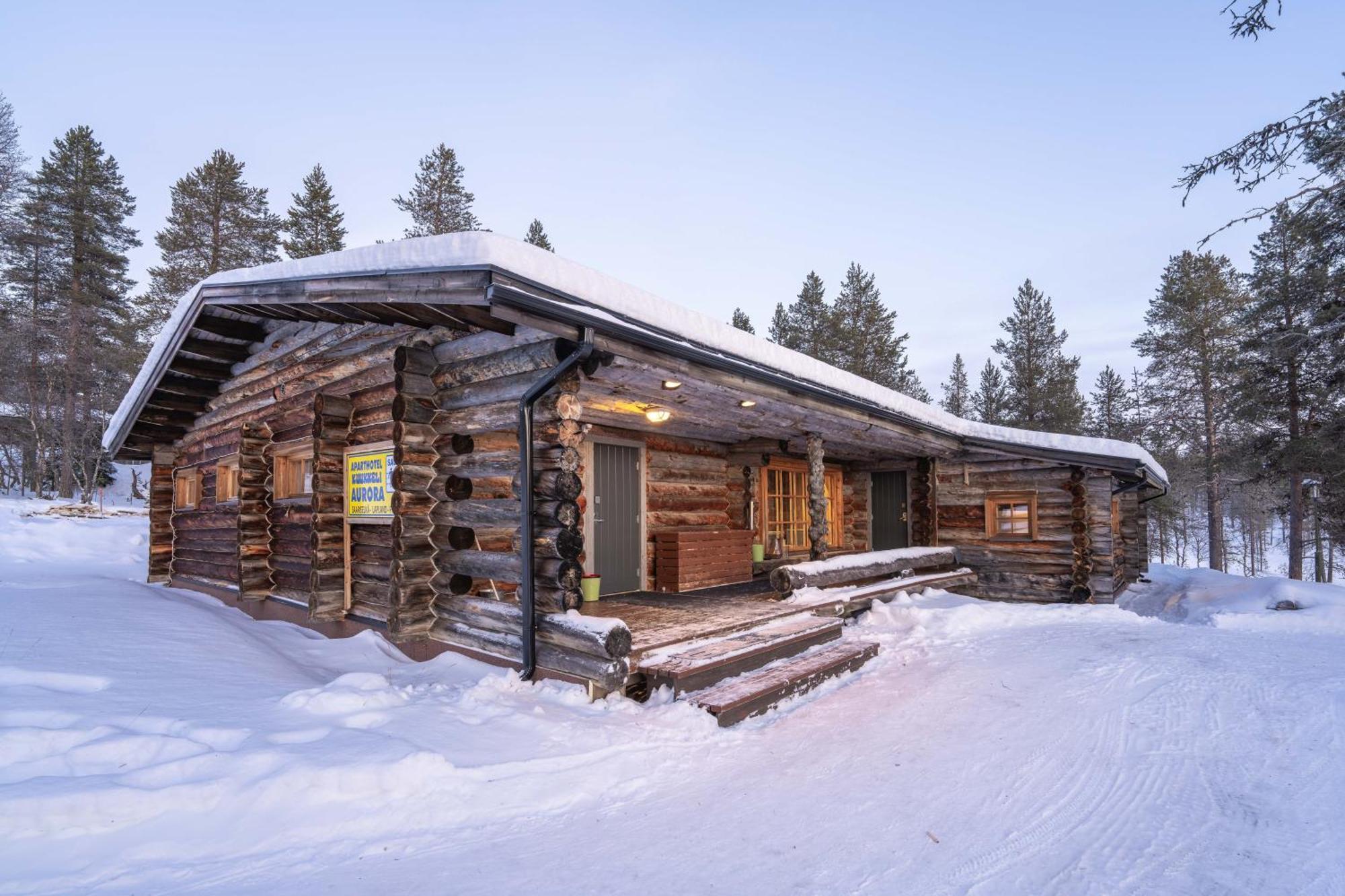 Kuukkeli Log Houses Aurora Resort Саариселькя Экстерьер фото