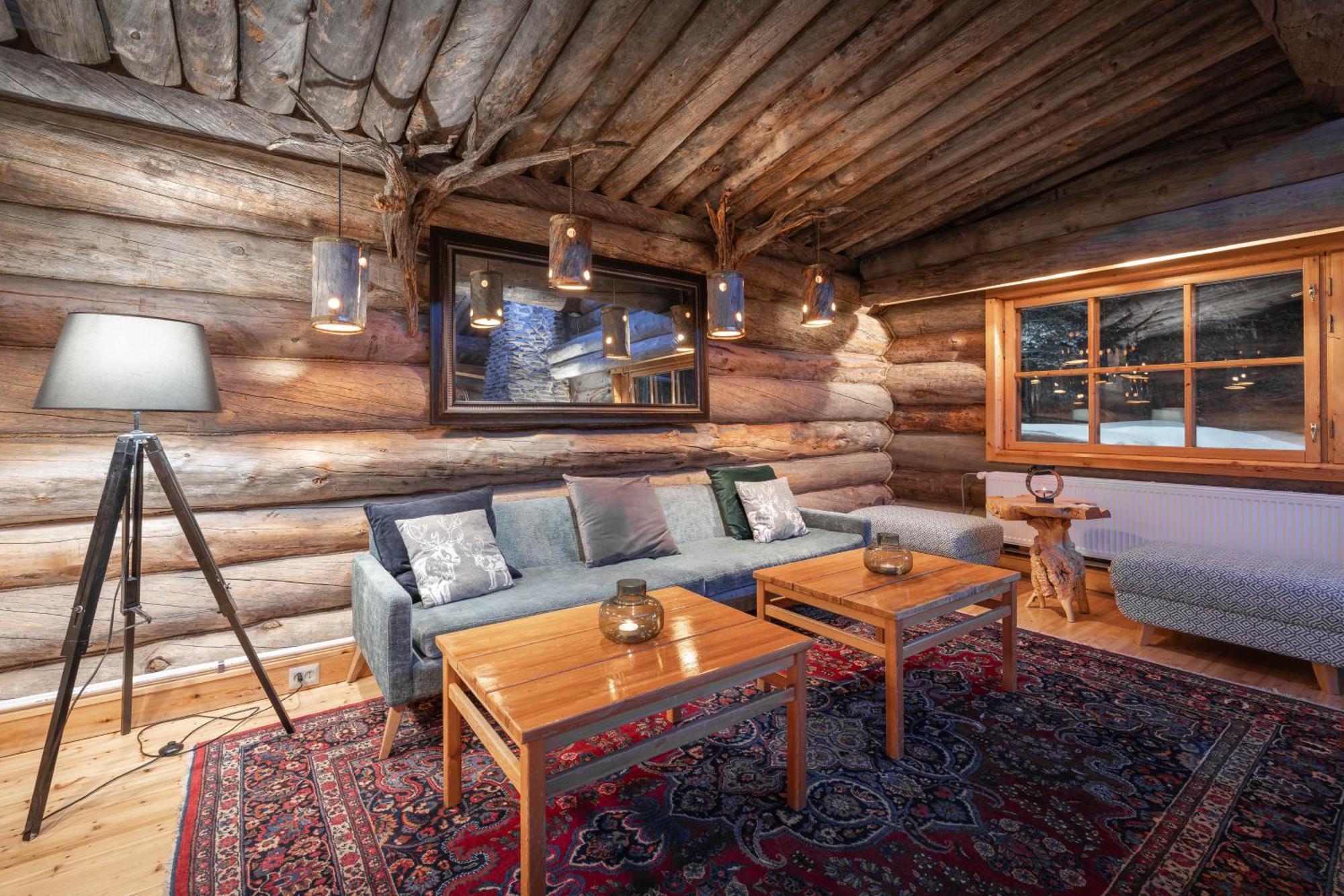 Kuukkeli Log Houses Aurora Resort Саариселькя Экстерьер фото