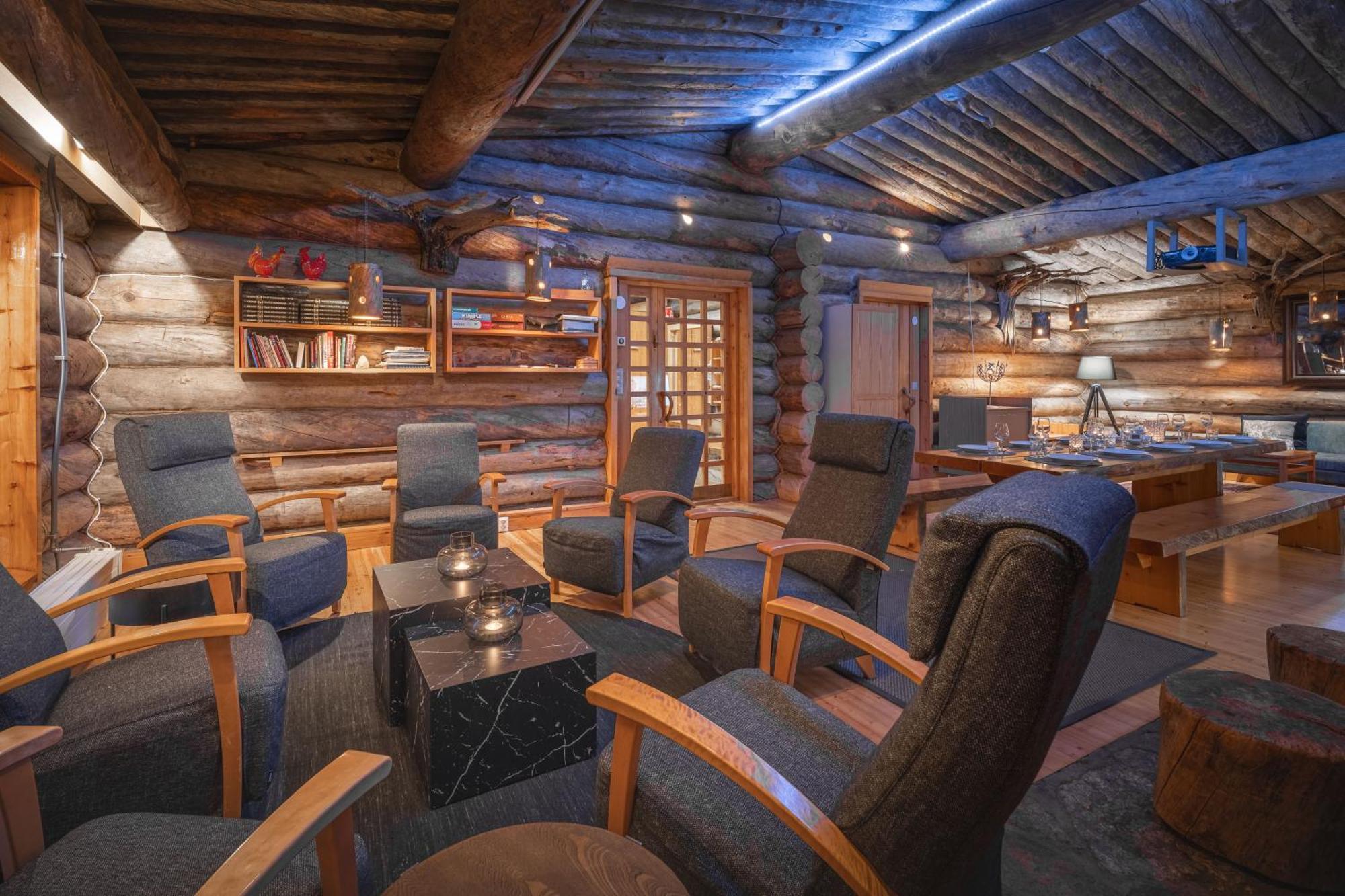 Kuukkeli Log Houses Aurora Resort Саариселькя Экстерьер фото