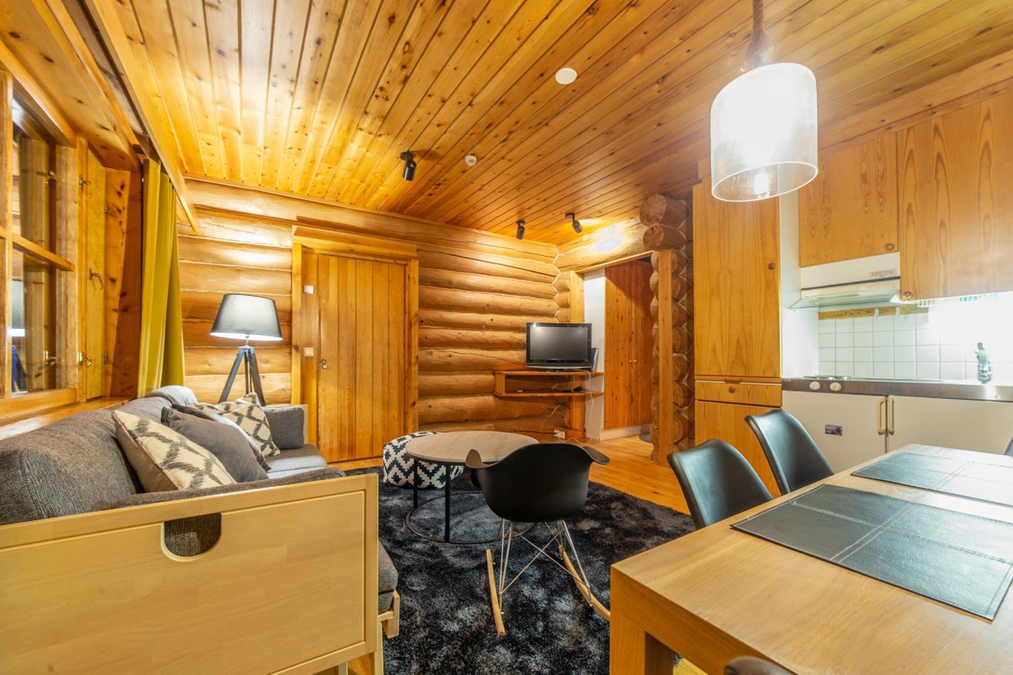Kuukkeli Log Houses Aurora Resort Саариселькя Номер фото
