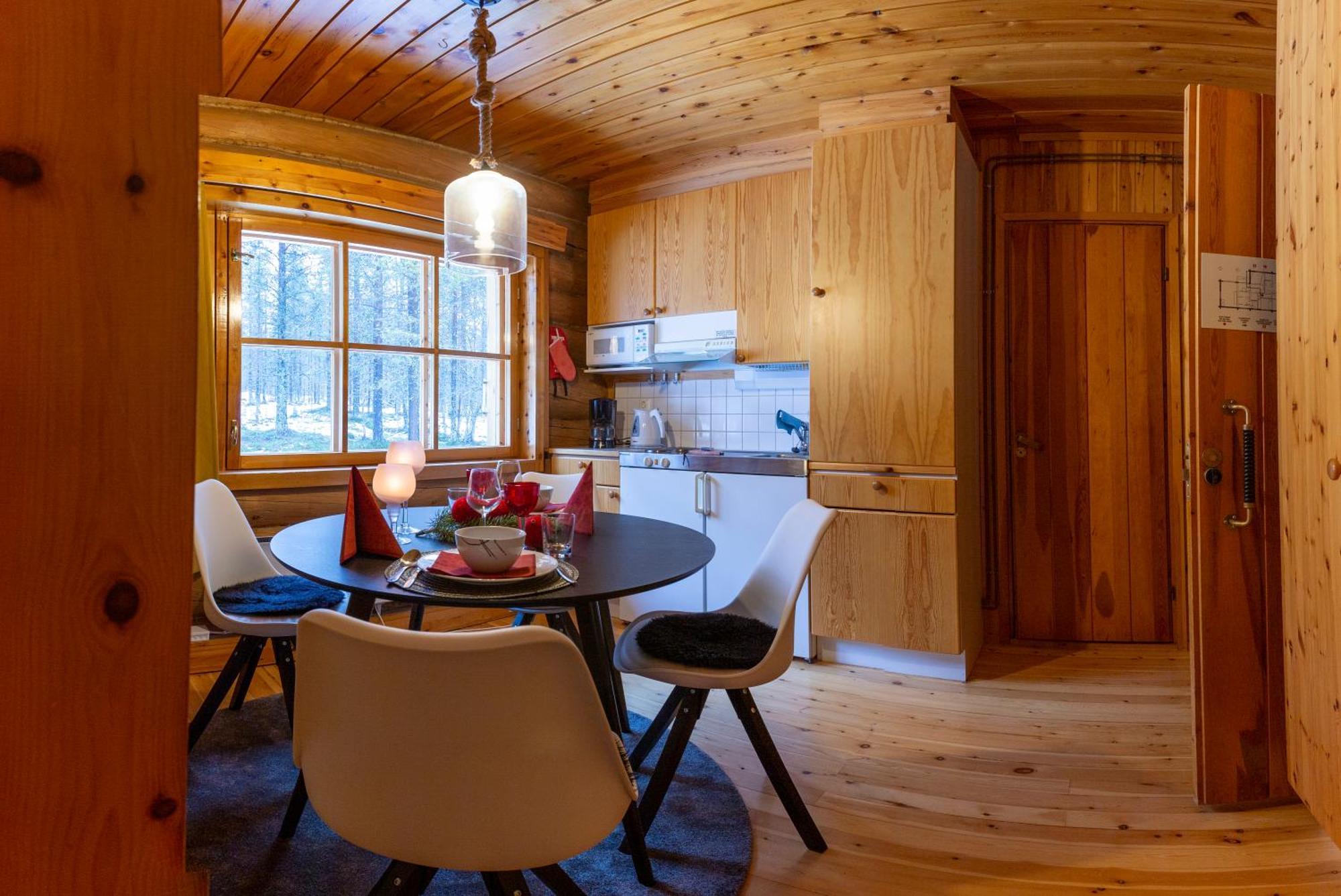Kuukkeli Log Houses Aurora Resort Саариселькя Номер фото
