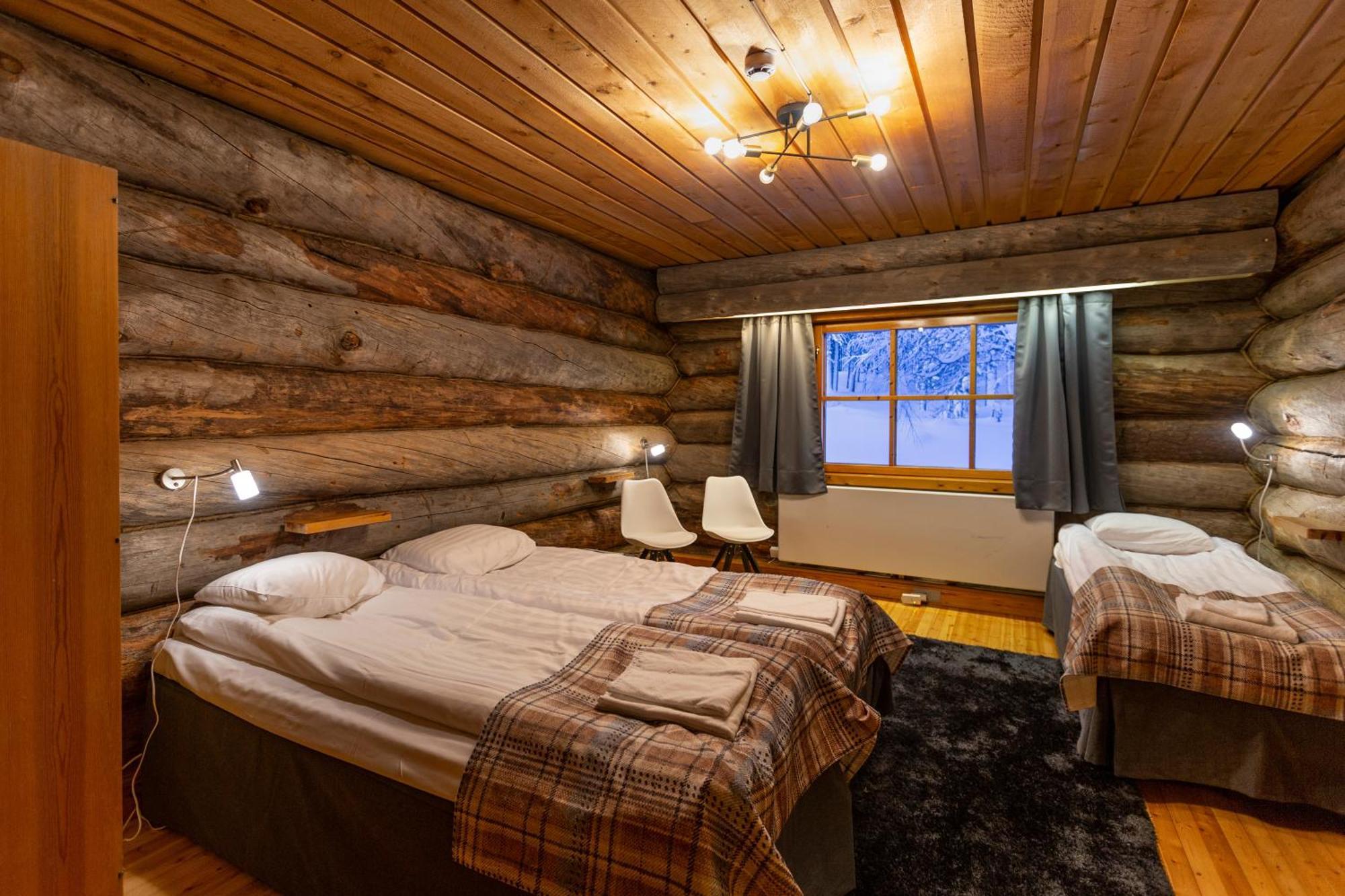 Kuukkeli Log Houses Aurora Resort Саариселькя Номер фото