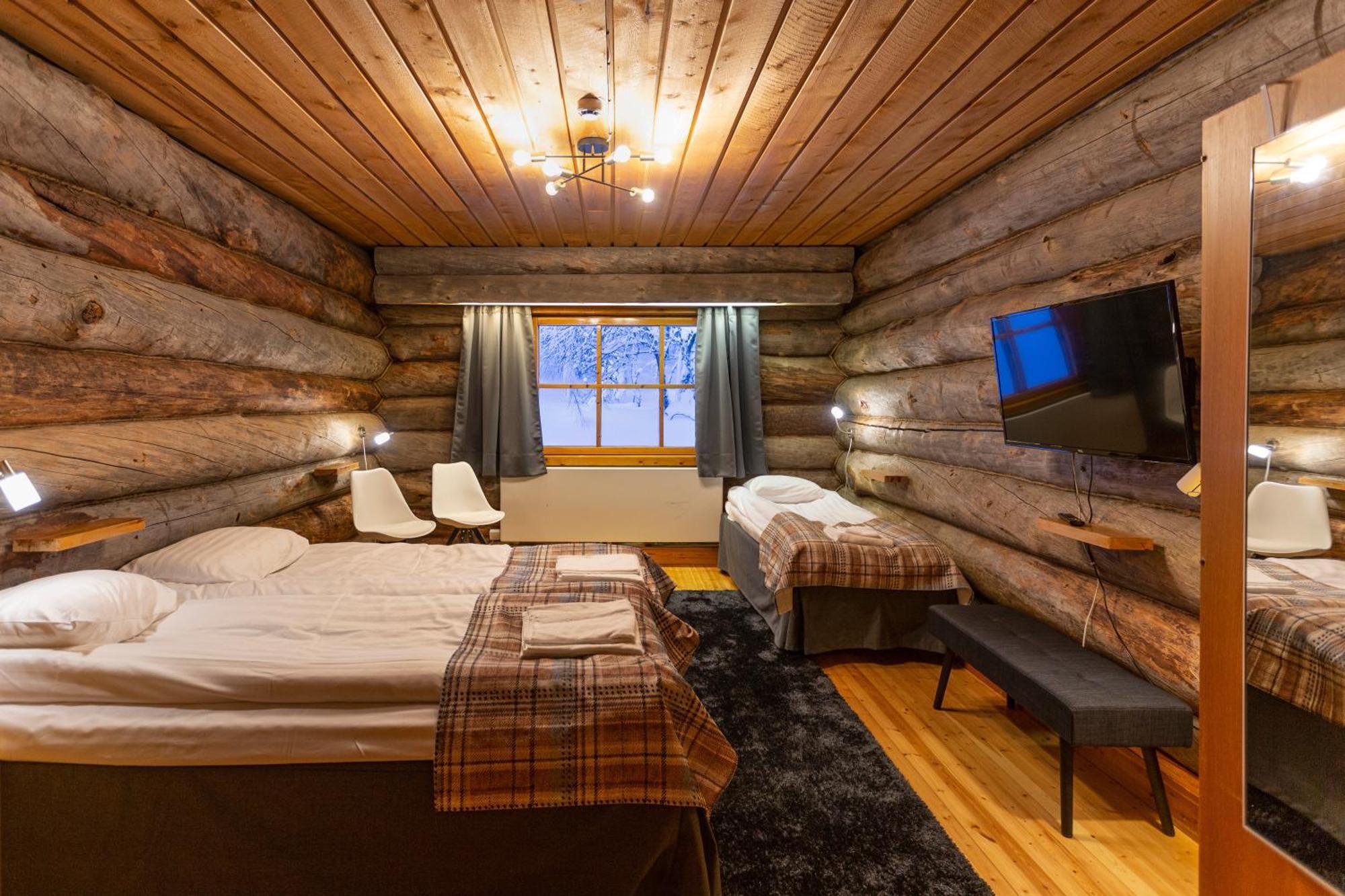 Kuukkeli Log Houses Aurora Resort Саариселькя Экстерьер фото