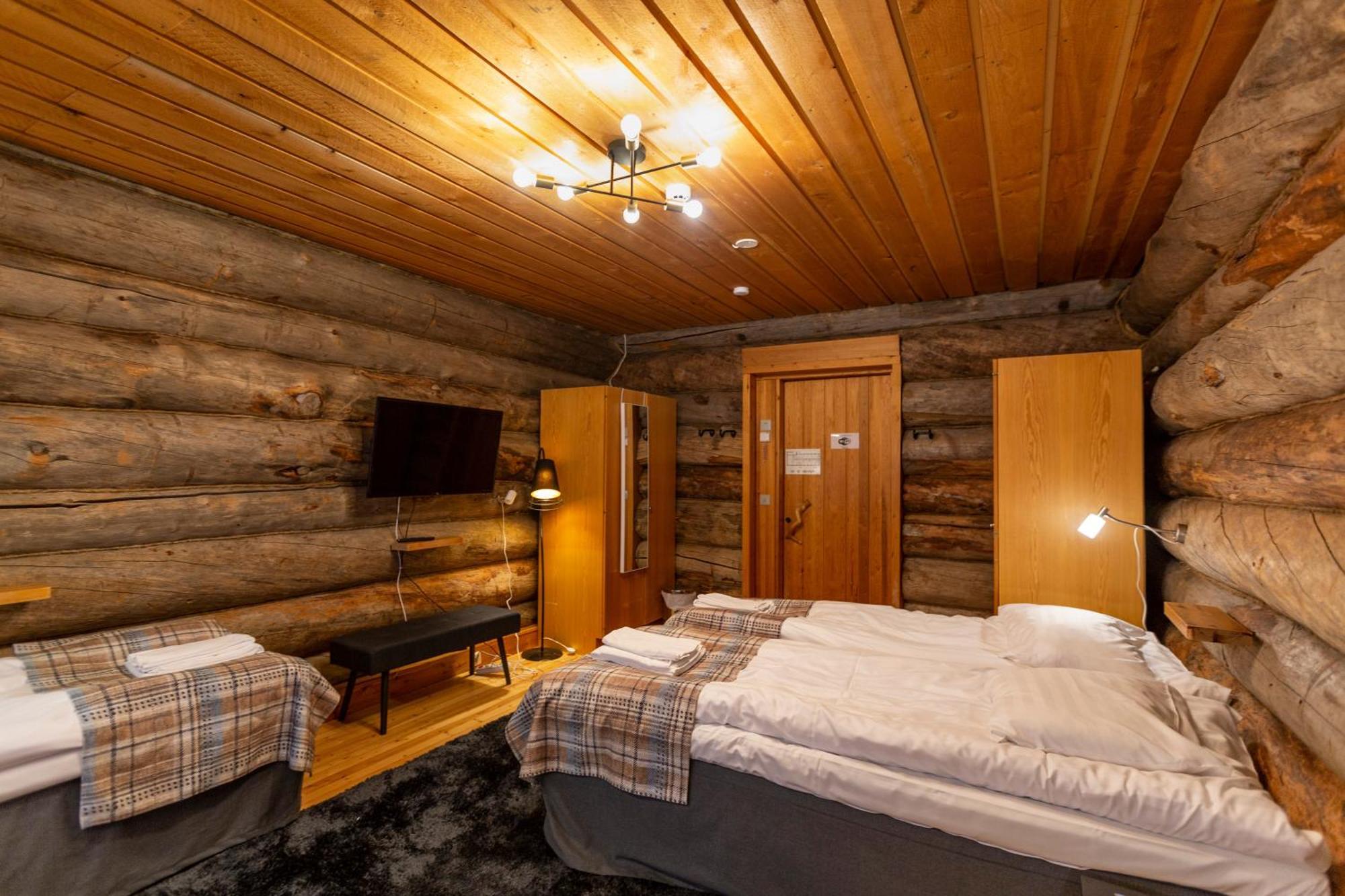 Kuukkeli Log Houses Aurora Resort Саариселькя Номер фото