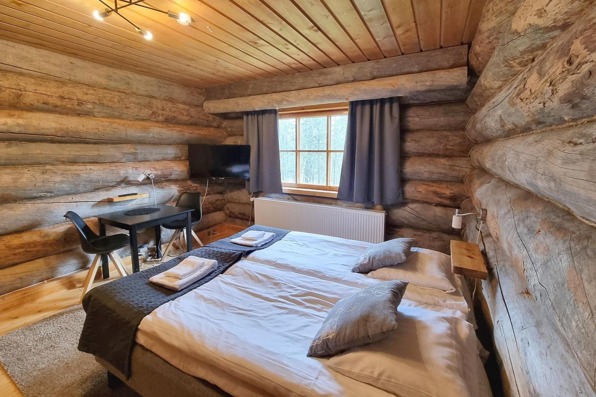 Kuukkeli Log Houses Aurora Resort Саариселькя Номер фото