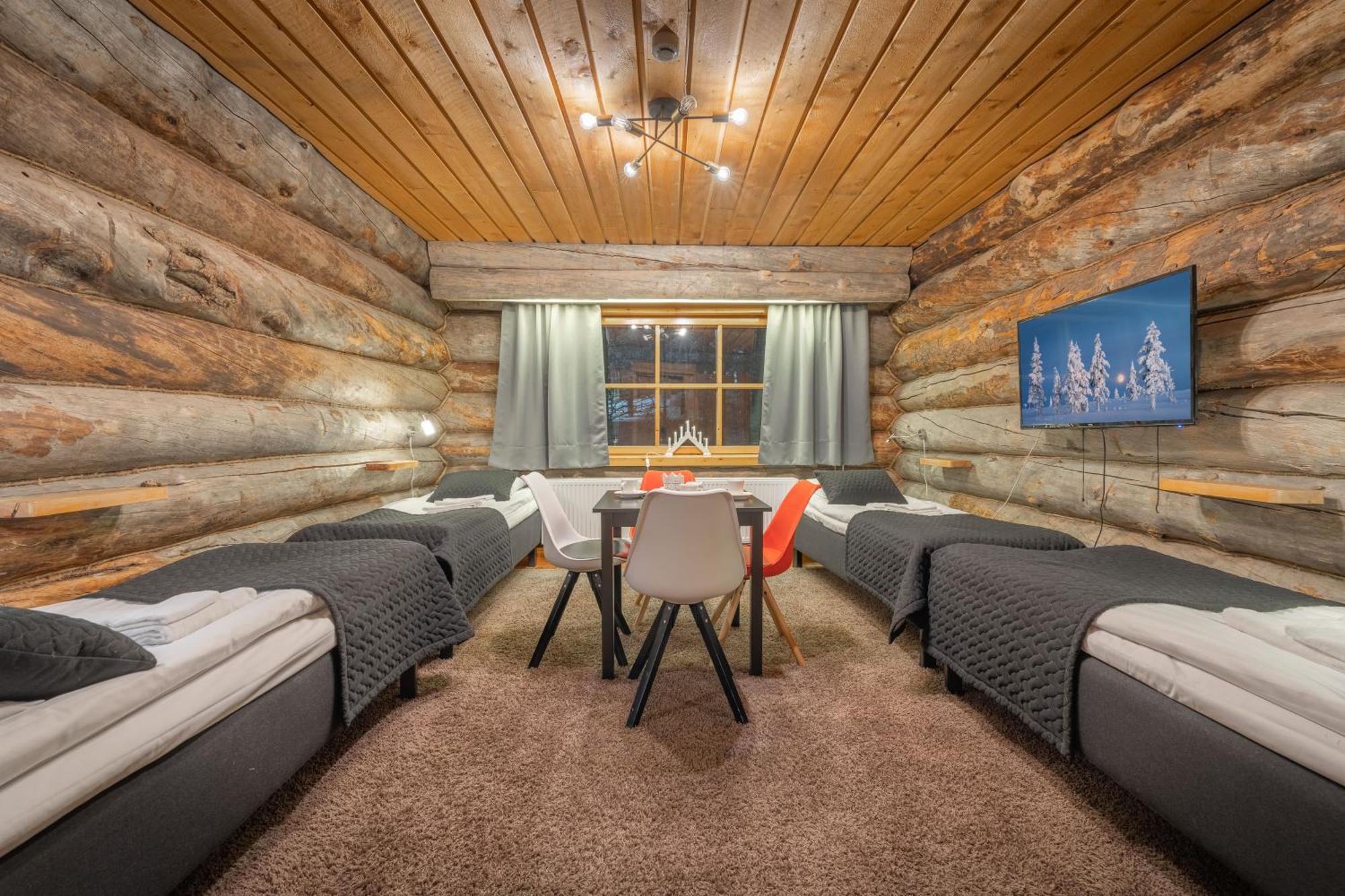 Kuukkeli Log Houses Aurora Resort Саариселькя Экстерьер фото