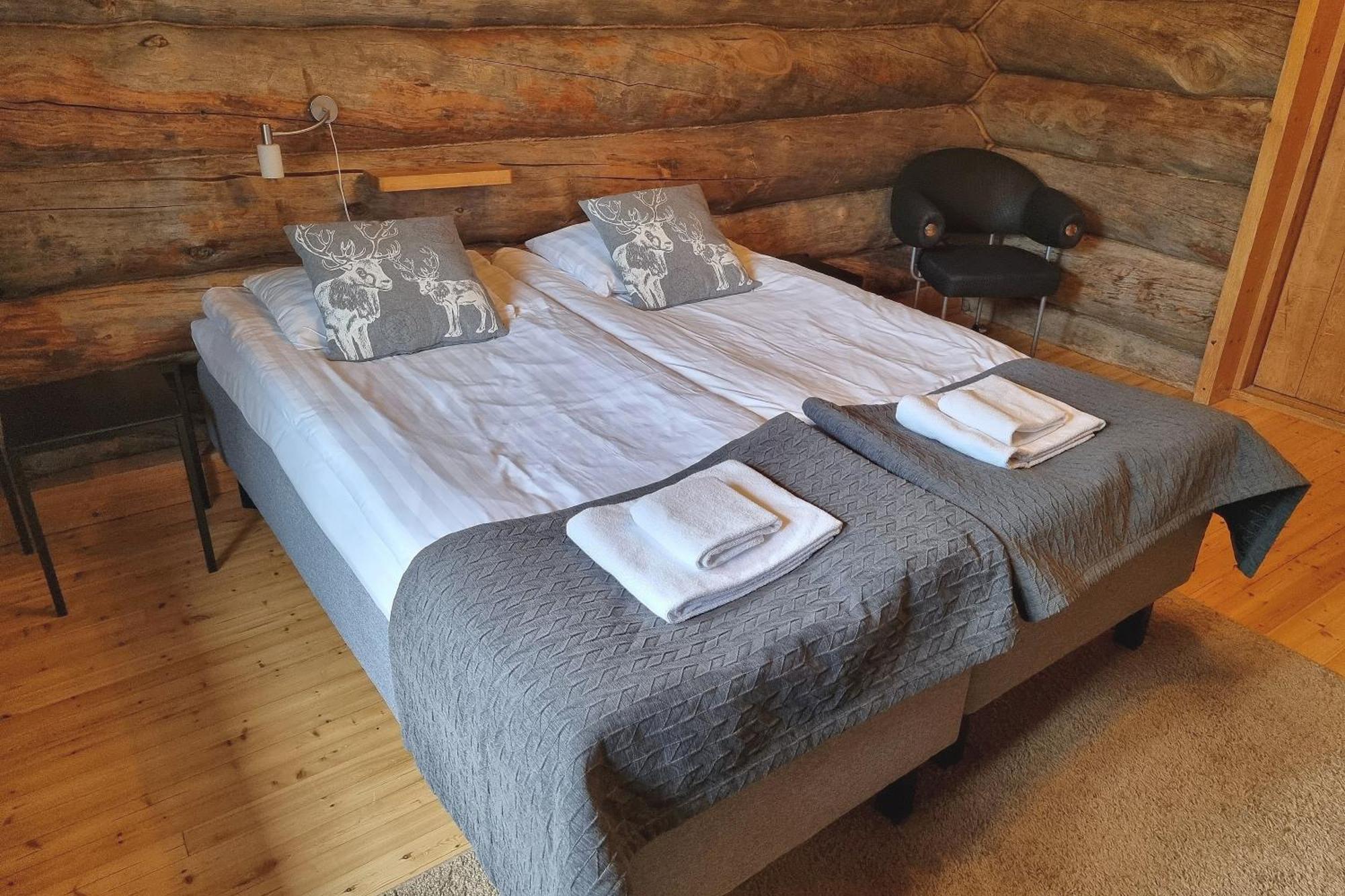 Kuukkeli Log Houses Aurora Resort Саариселькя Номер фото