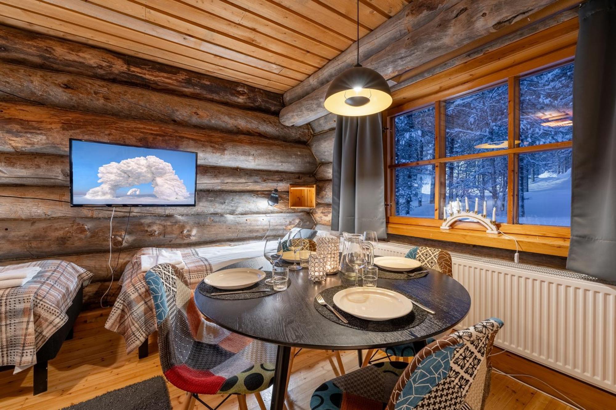 Kuukkeli Log Houses Aurora Resort Саариселькя Номер фото