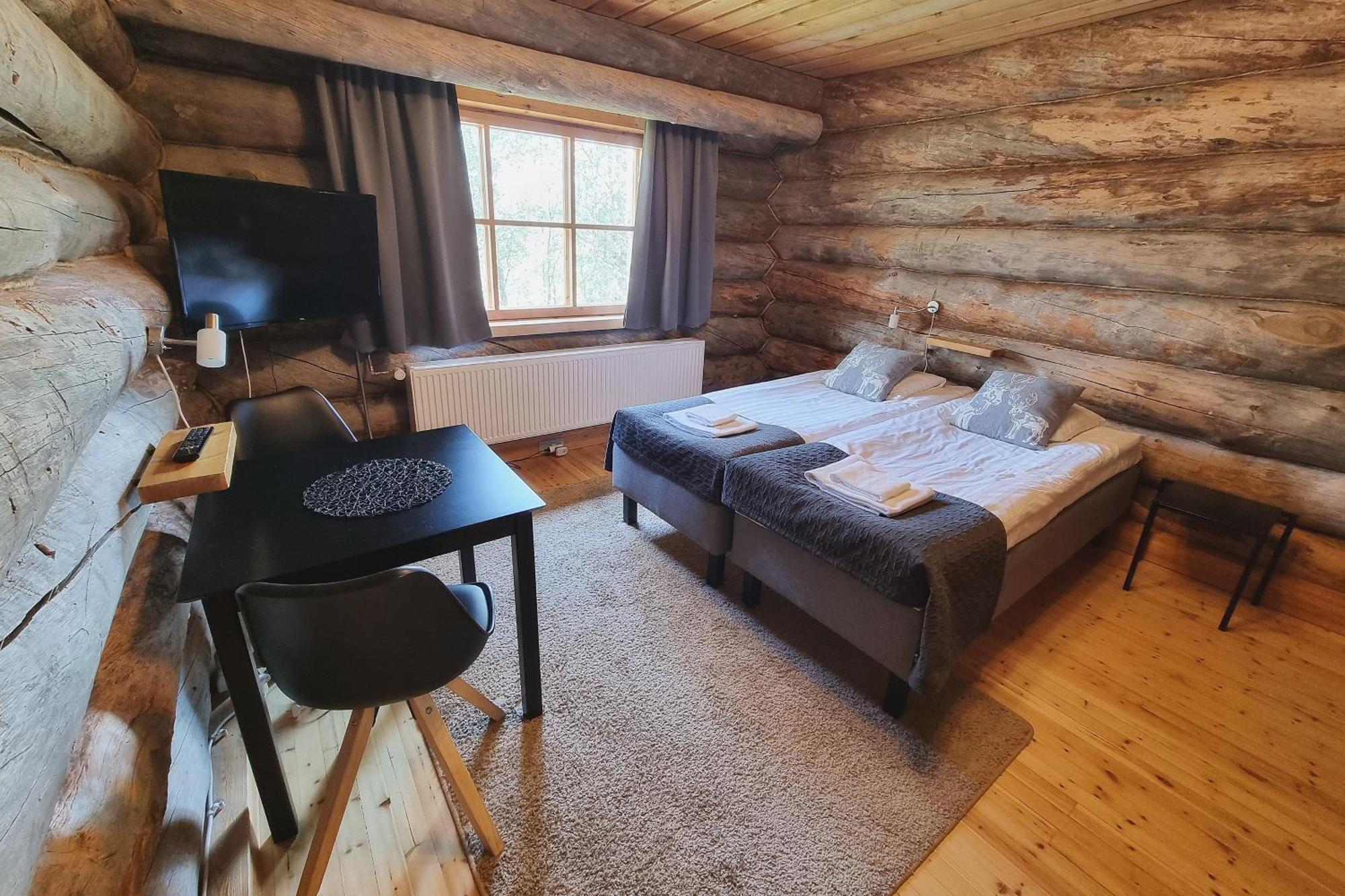 Kuukkeli Log Houses Aurora Resort Саариселькя Экстерьер фото