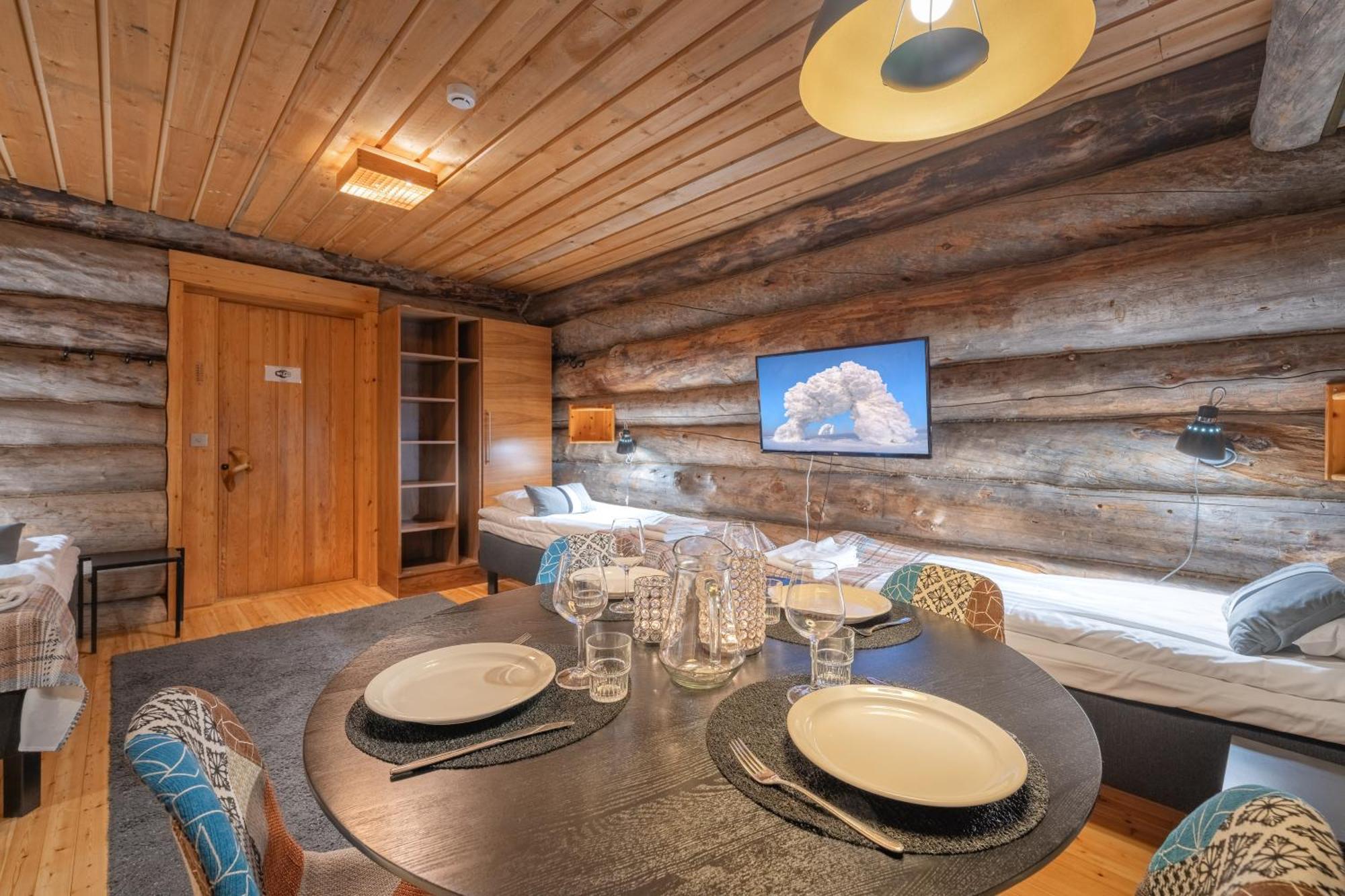 Kuukkeli Log Houses Aurora Resort Саариселькя Номер фото