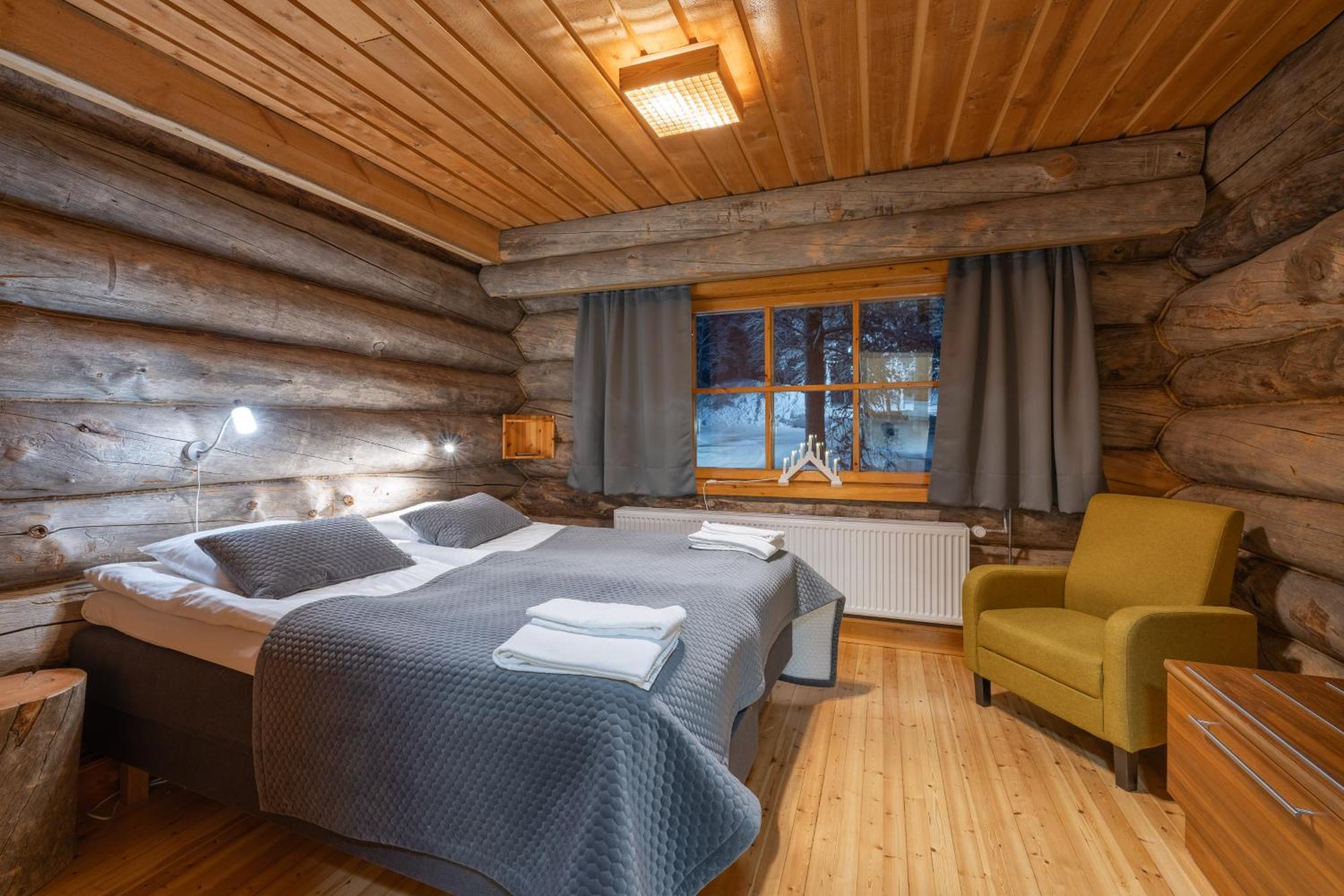 Kuukkeli Log Houses Aurora Resort Саариселькя Экстерьер фото